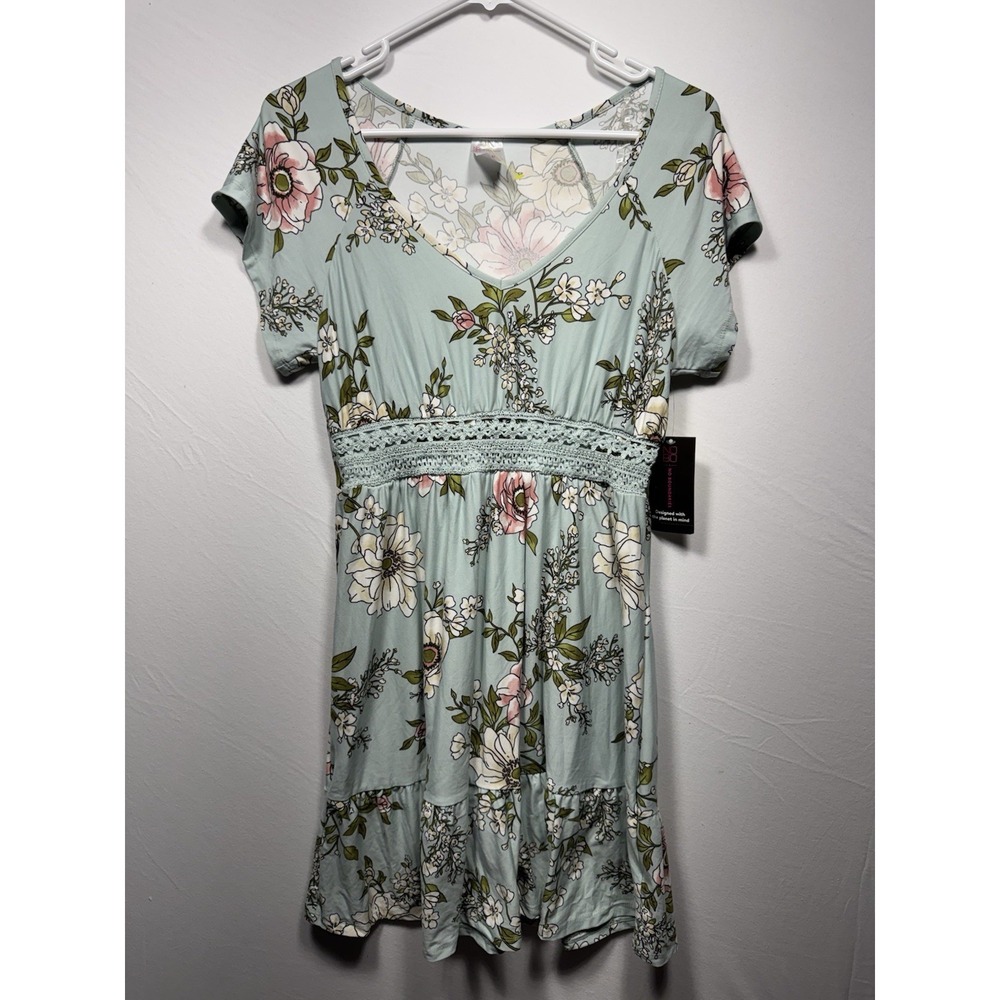 No Boundaries Peasant Babydoll Dress NWT, Size L 11/13